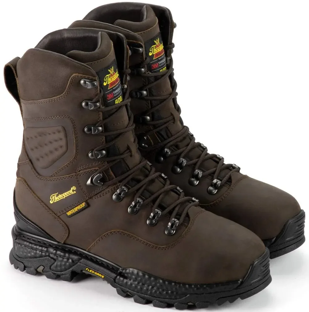 THOROGOOD INFINITY FD SERIES 9” WATERPROOF HIKING BOOTS  -DRAKAR - 8.5 M US